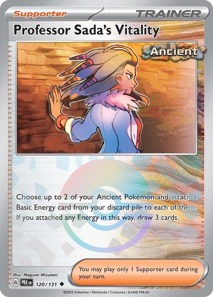 Professor Sada's Vitality (120/131) (Poke Ball Pattern) [Scarlet & Violet: Prismatic Evolutions] | Devastation Store