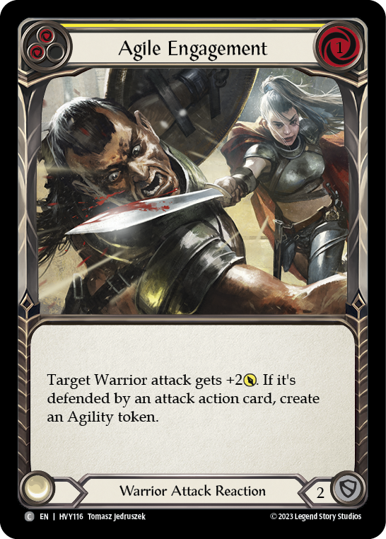 Agile Engagement (Yellow) [HVY116] (Heavy Hitters)  Rainbow Foil | Devastation Store