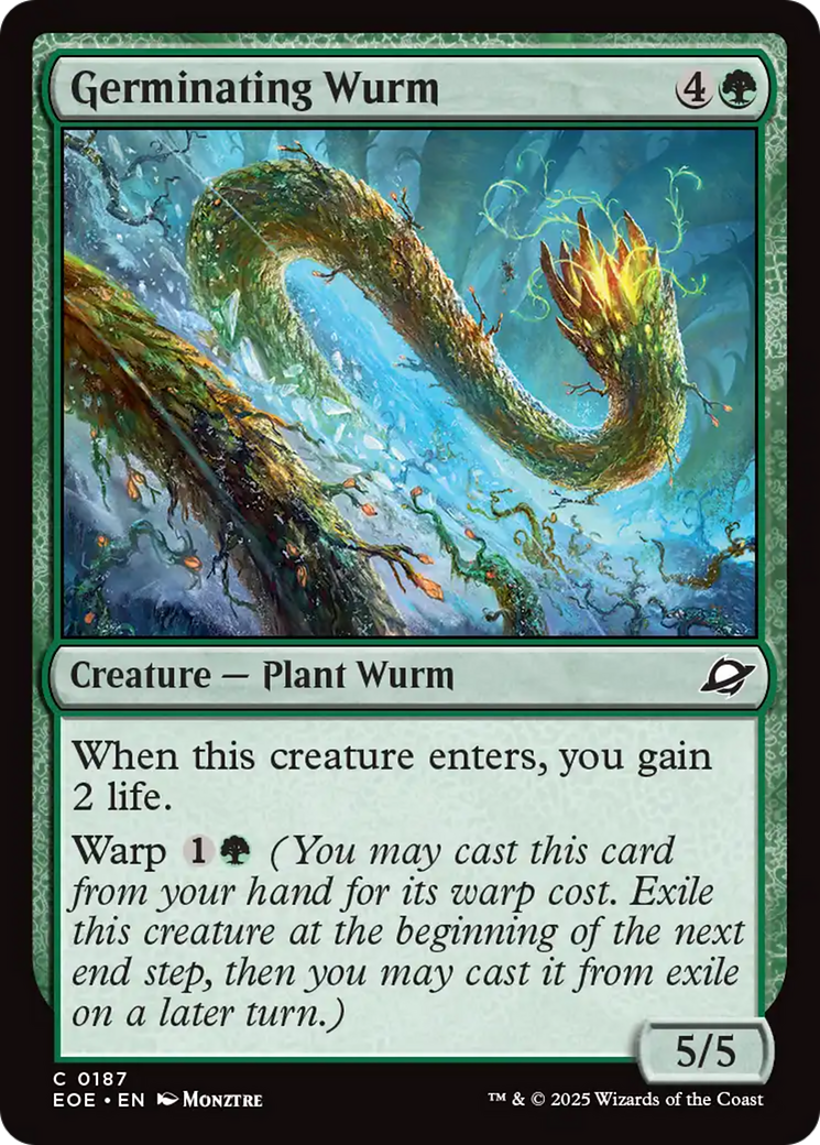 Germinating Wurm [Edge of Eternities] | Devastation Store