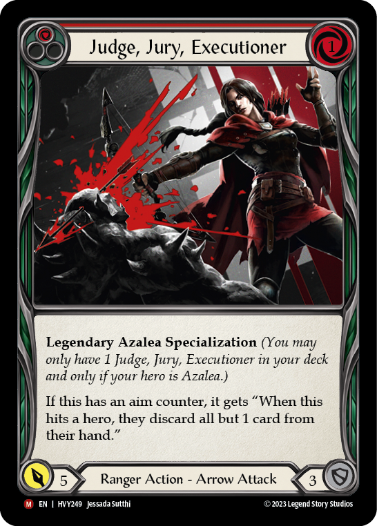 Judge, Jury, Executioner [HVY249] (Heavy Hitters)  Rainbow Foil | Devastation Store