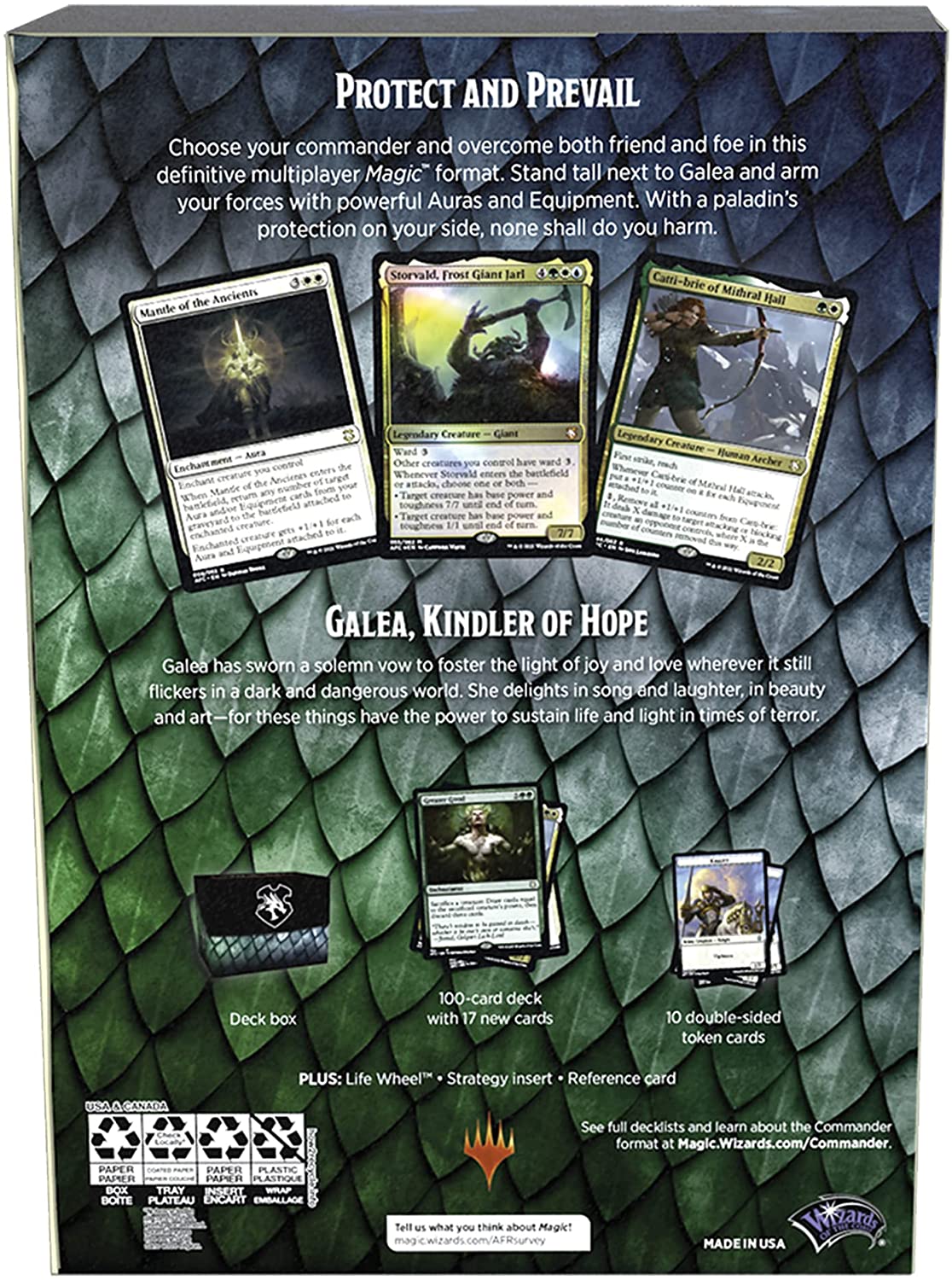 Dungeons & Dragons: Adventures in the Forgotten Realms - Commander Deck (Aura of Courage) | Devastation Store