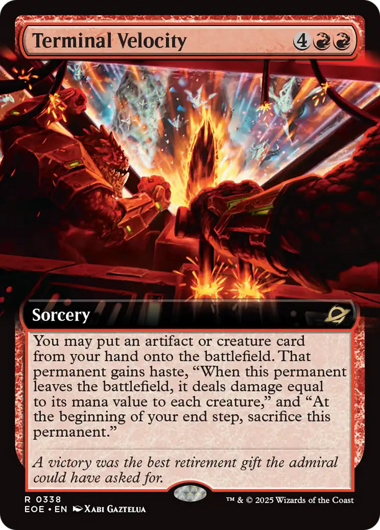 Terminal Velocity (Extended Art) [Edge of Eternities] | Devastation Store