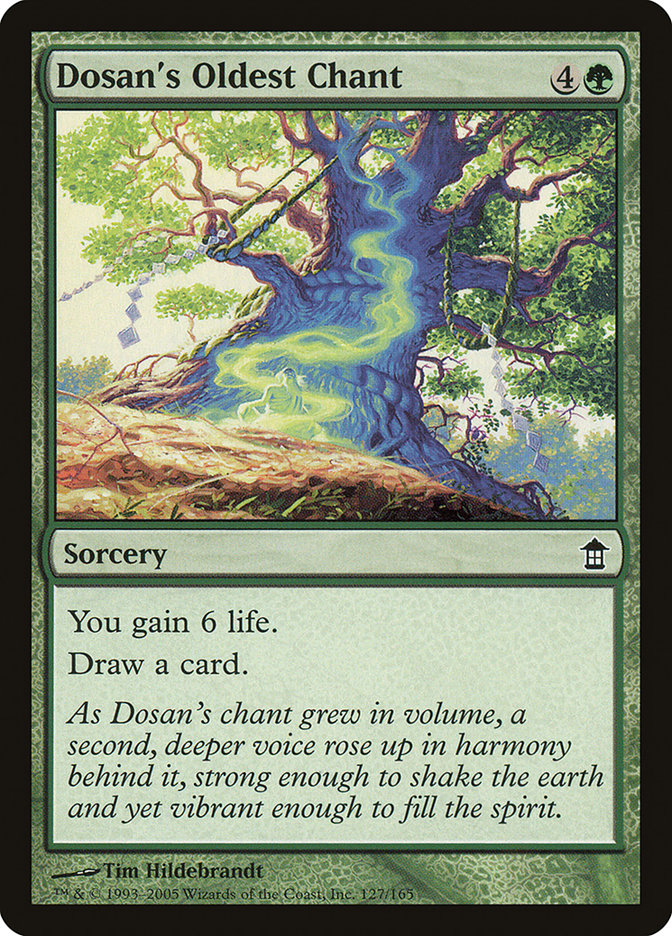 Dosan's Oldest Chant [Saviors of Kamigawa] | Devastation Store