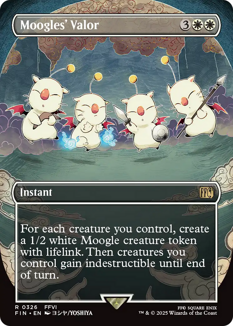 Moogles' Valor (Borderless) [FINAL FANTASY] | Devastation Store