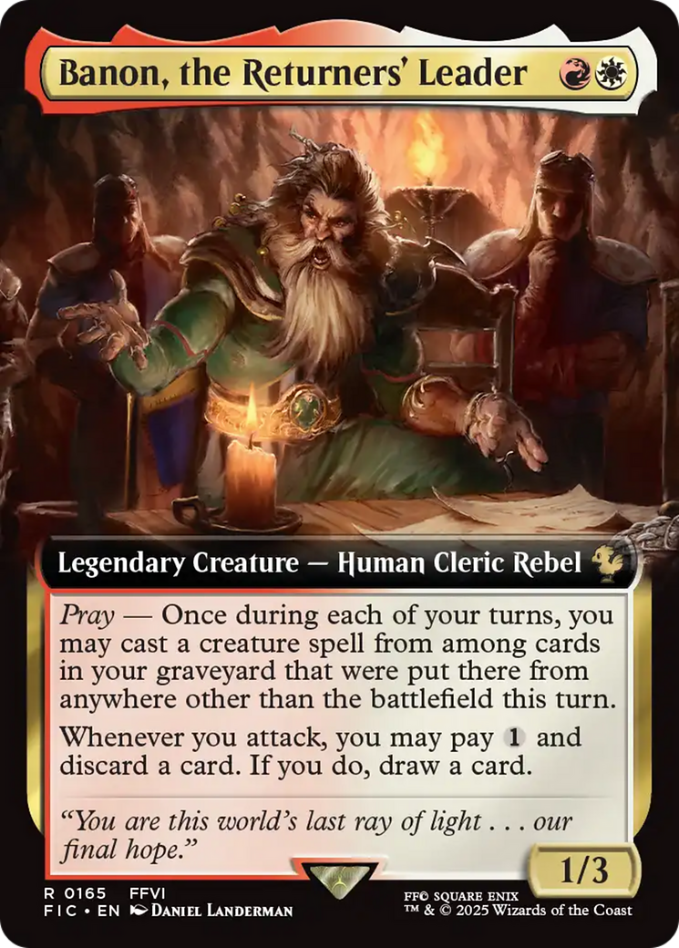 Banon, the Returners' Leader (Extended Art) [FINAL FANTASY Commander] | Devastation Store