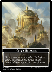 Hamster // City's Blessing Double-Sided Token [Bloomburrow Commander Tokens] | Devastation Store