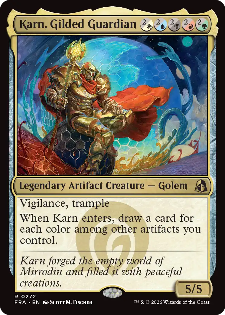 Karn, Gilded Guardian [Reality Fracture] | Devastation Store