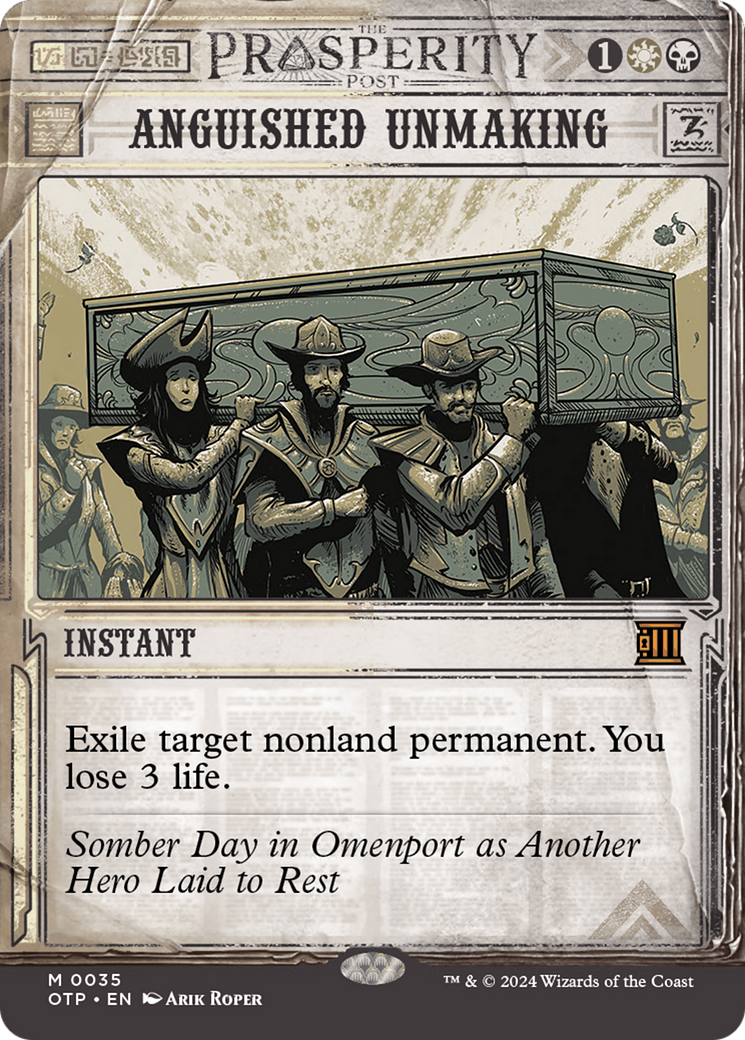 Anguished Unmaking [Outlaws of Thunder Junction: Breaking News] | Devastation Store