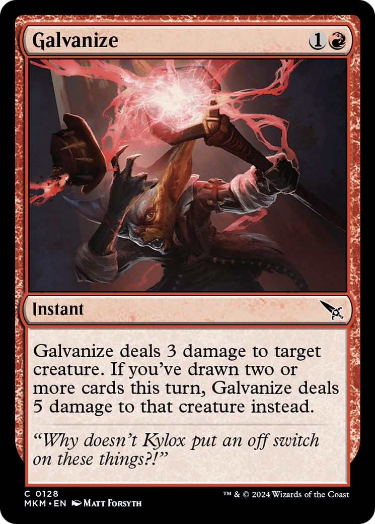 Galvanize [Murders at Karlov Manor] | Devastation Store