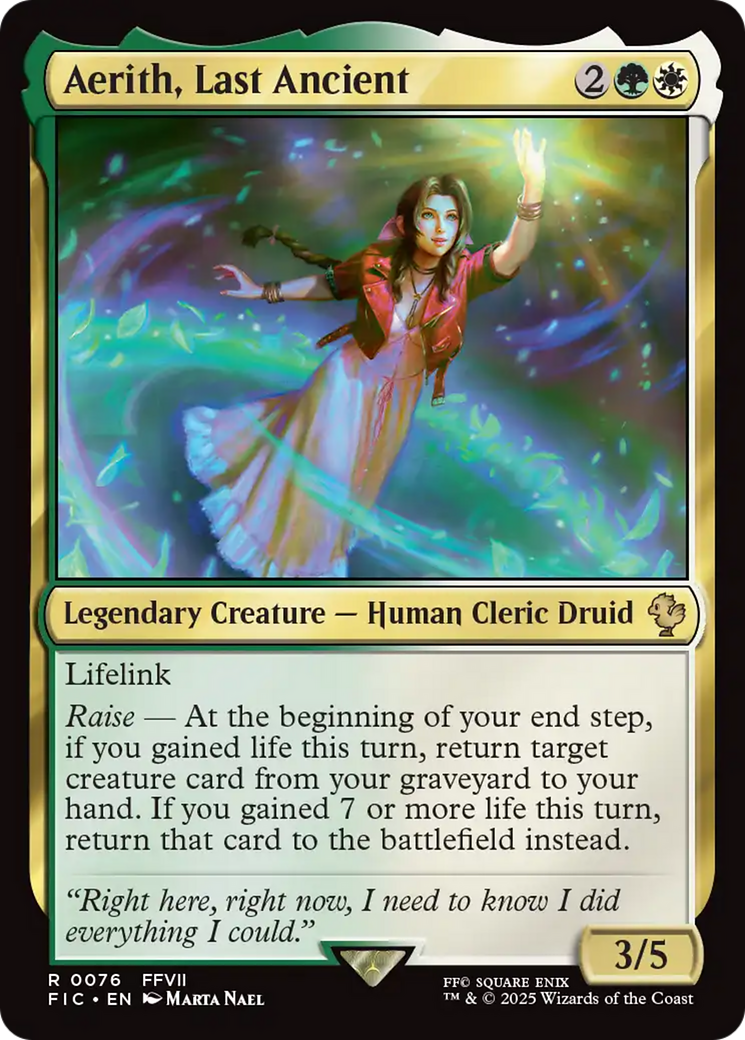 Aerith, Last Ancient [FINAL FANTASY Commander] | Devastation Store