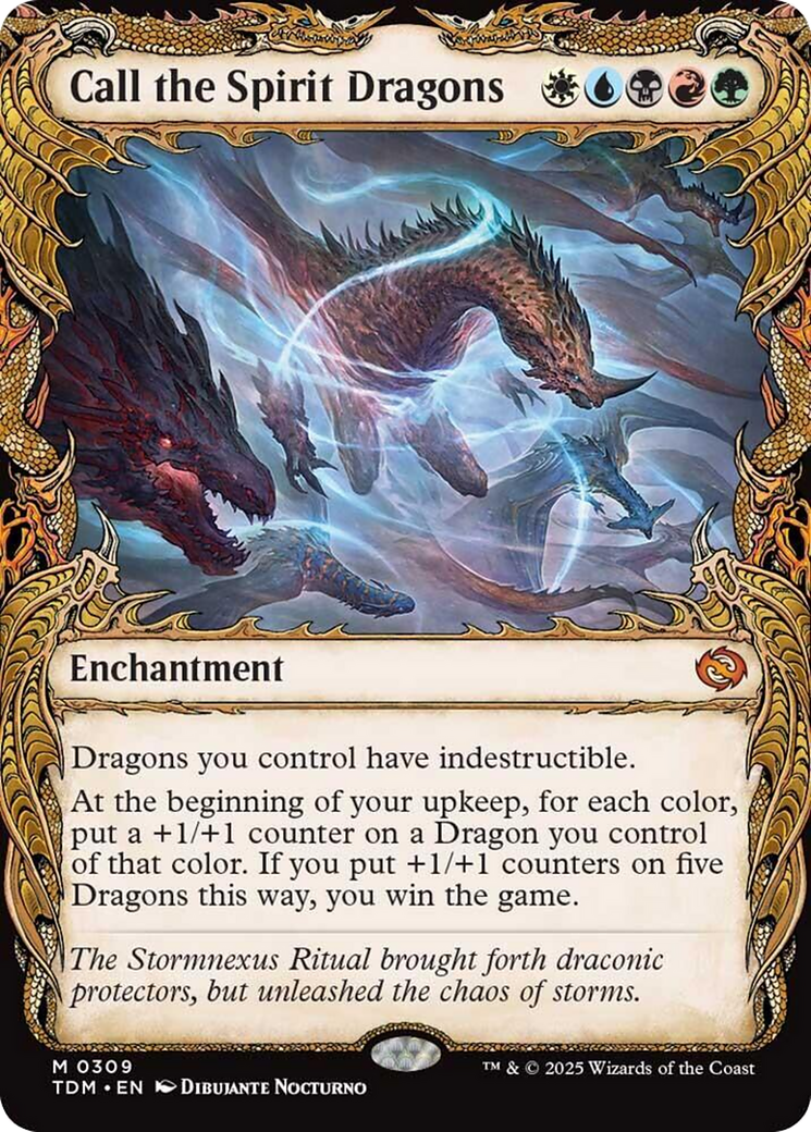 Call the Spirit Dragons (Showcase) [Tarkir: Dragonstorm] | Devastation Store