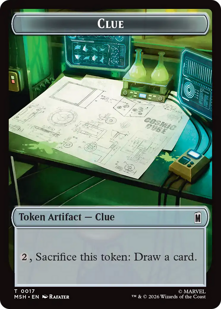 Insect // Clue Double-Sided Token [Marvel Super Heroes Tokens] | Devastation Store