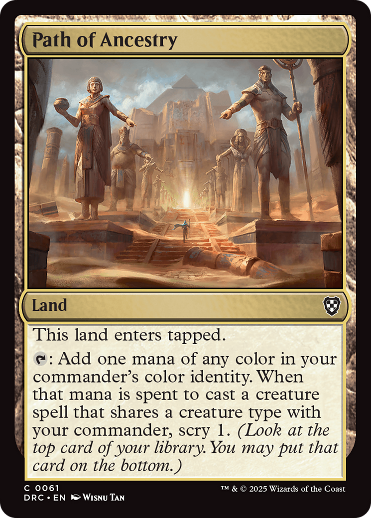 Path of Ancestry [Aetherdrift Commander] | Devastation Store