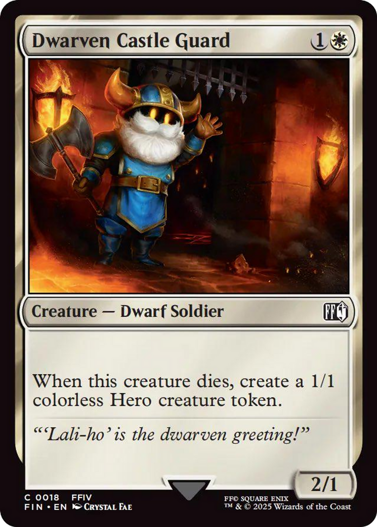 Dwarven Castle Guard [FINAL FANTASY] | Devastation Store