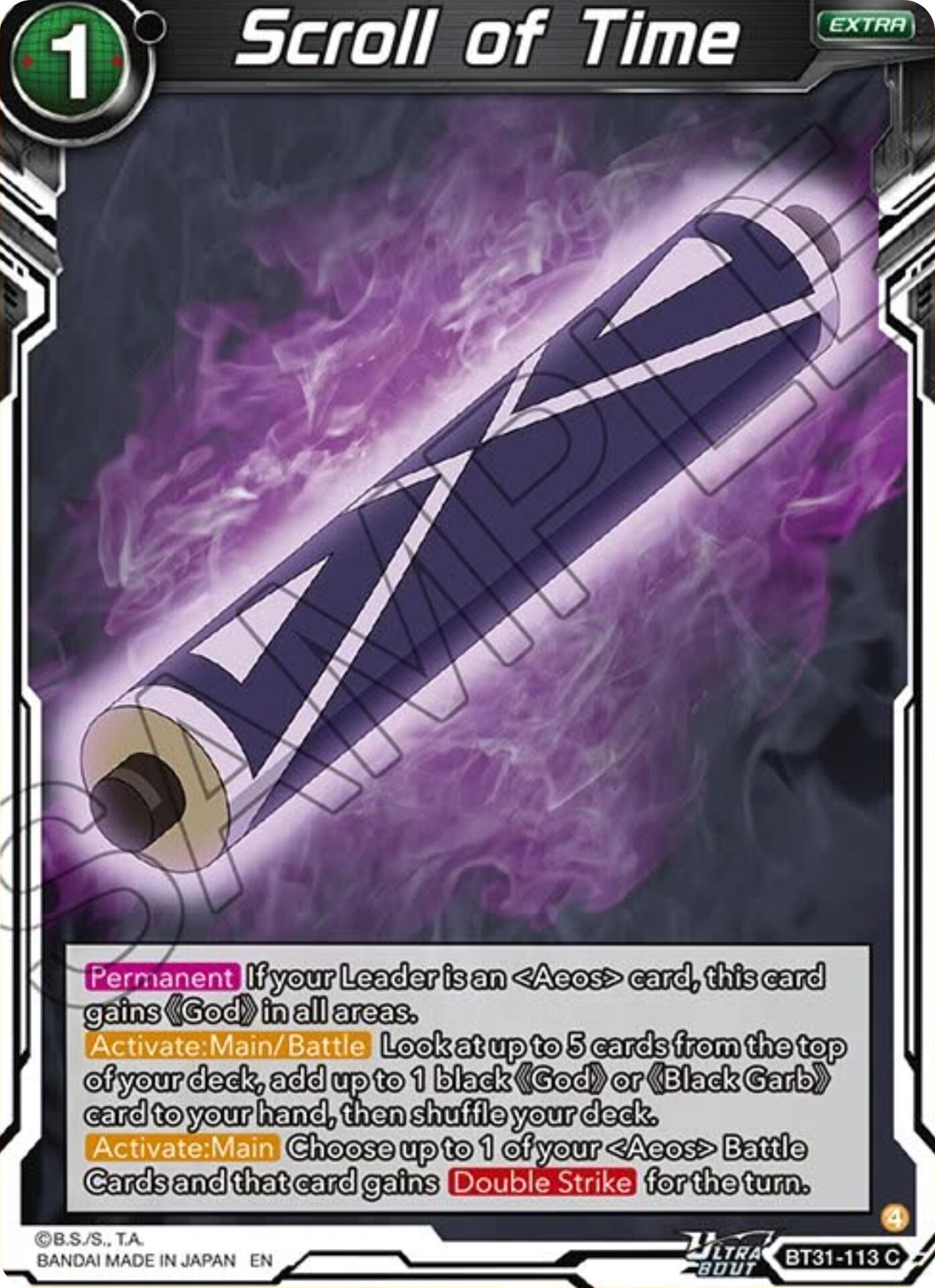 Scroll of Time (BT31-113) [Impact Beyond Dimensions] | Devastation Store