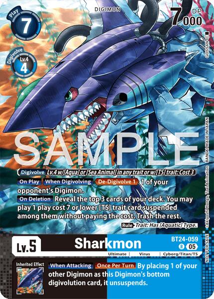 Sharkmon [BT24-059] (Event Pack 10) [Time Stranger] | Devastation Store