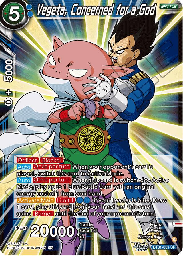 Vegeta, Concerned for a God (BT31-031) [Impact Beyond Dimensions] | Devastation Store