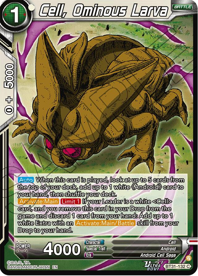 Cell, Ominous Larva (BT31-132) [Impact Beyond Dimensions] | Devastation Store
