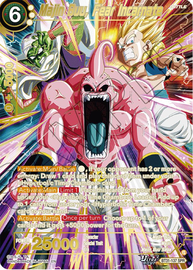 Majin Buu, Fear Incarnate (SPR) (BT31-137) [Impact Beyond Dimensions] | Devastation Store