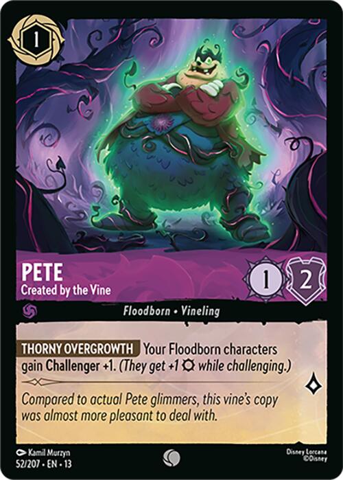 Pete - Created by the Vine (52/204) [Attack of the Vine!] | Devastation Store