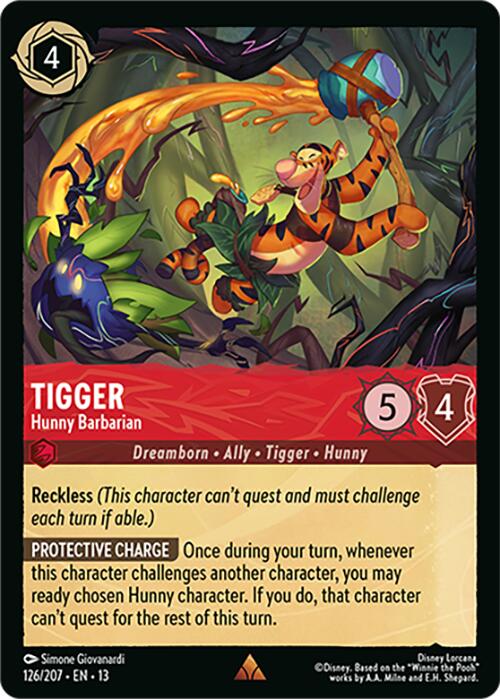 Tigger - Hunny Barbarian (126/204) [Attack of the Vine!] | Devastation Store