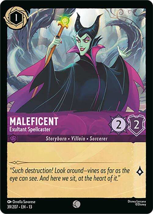 Maleficent - Exultant Spellcaster (39/204) [Attack of the Vine!] | Devastation Store