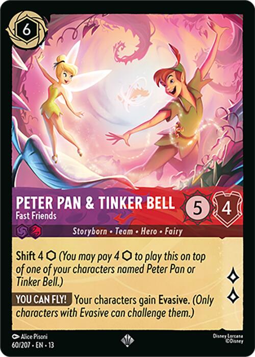 Peter Pan & Tinker Bell - Fast Friends (60/204) [Attack of the Vine!] | Devastation Store