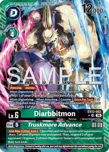 Diarbbitmon // Truskmore Advance [EX12-052] (Alternate Art) [Digital World Shambala] | Devastation Store