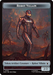 Hero // Robot Villain Double-Sided Token [Marvel Super Heroes Tokens] | Devastation Store