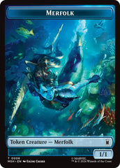 Merfolk // Doombot Double-Sided Token [Marvel Super Heroes Tokens] | Devastation Store