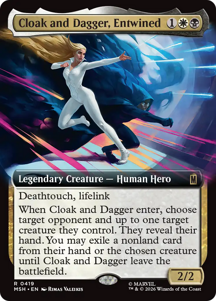 Cloak and Dagger, Entwined (Extended Art) [Marvel Super Heroes] | Devastation Store