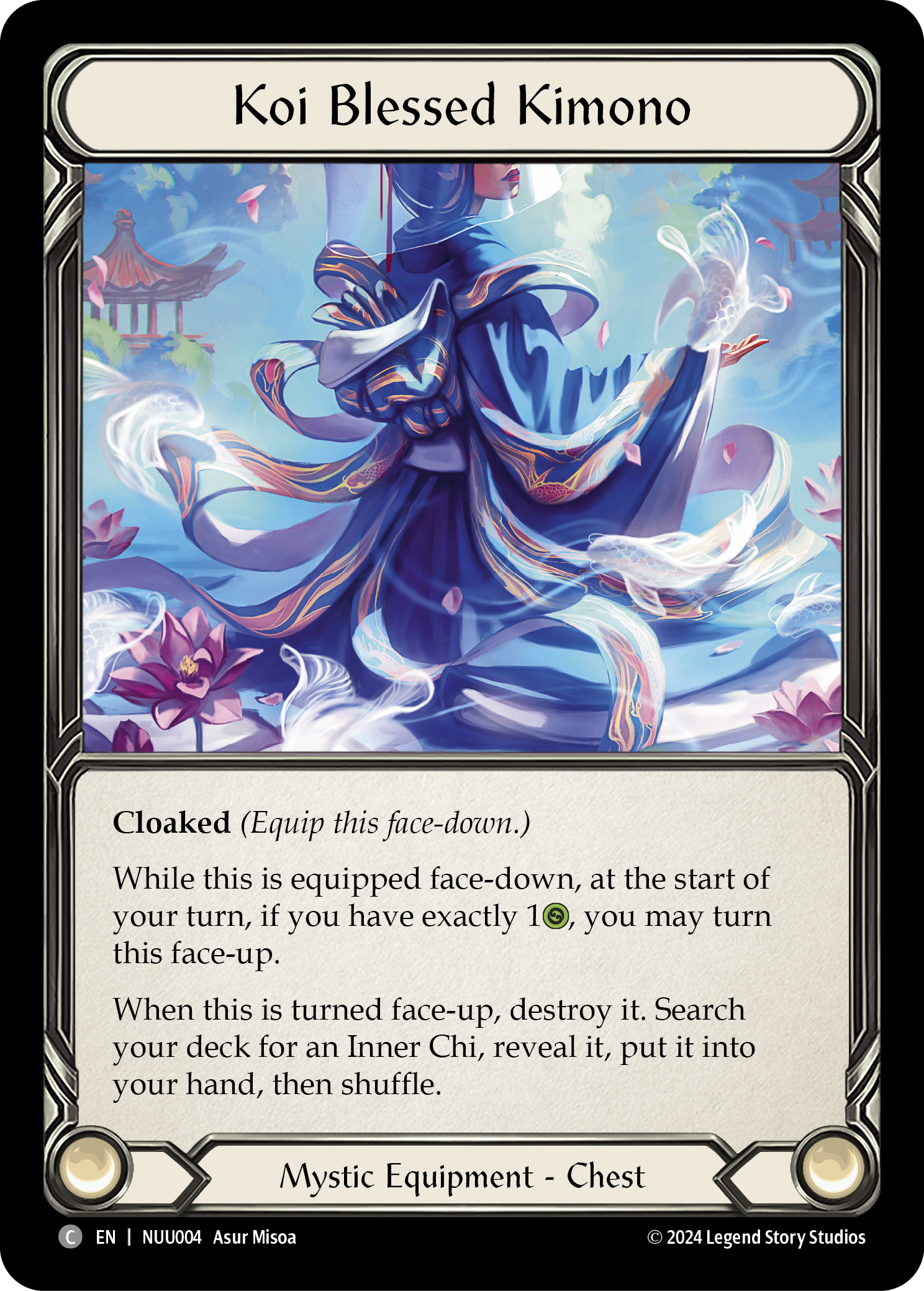 Koi Blessed Kimono [NUU004] (Part the Mistveil Nuu Blitz Deck) | Devastation Store