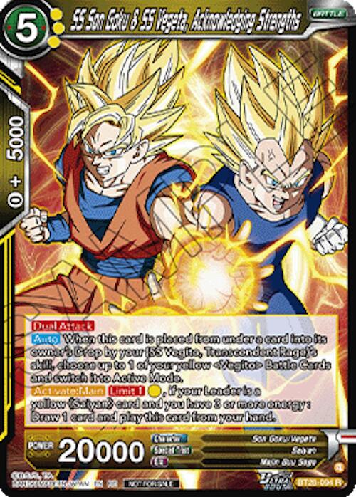SS Son Goku & SS Vegeta, Acknowledging Strengths (Deluxe Pack 2026 Vol.2) (BT28-094) [Tournament Promotion Cards] | Devastation Store