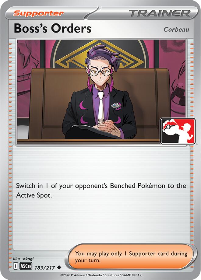 Boss's Orders [Corbeau] (183/217) [Prize Pack Series Nine] | Devastation Store