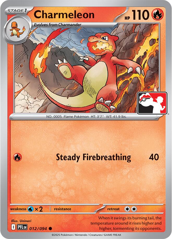 Charmeleon (012/094) [Prize Pack Series Nine] | Devastation Store