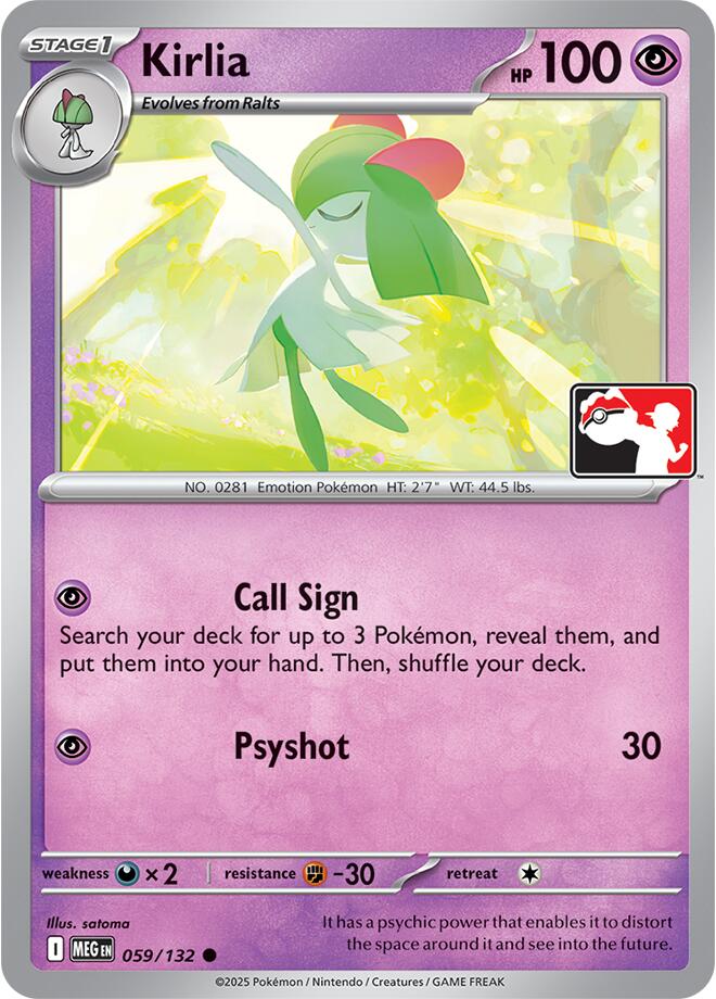 Kirlia (059/132) [Prize Pack Series Nine] | Devastation Store