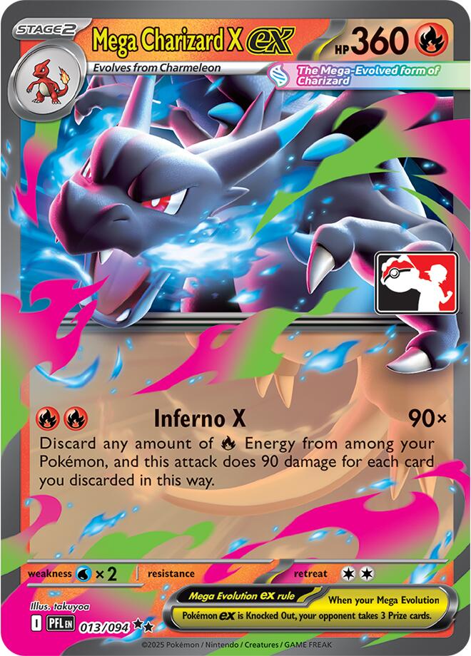 Mega Charizard X ex (013/094) [Prize Pack Series Nine] | Devastation Store