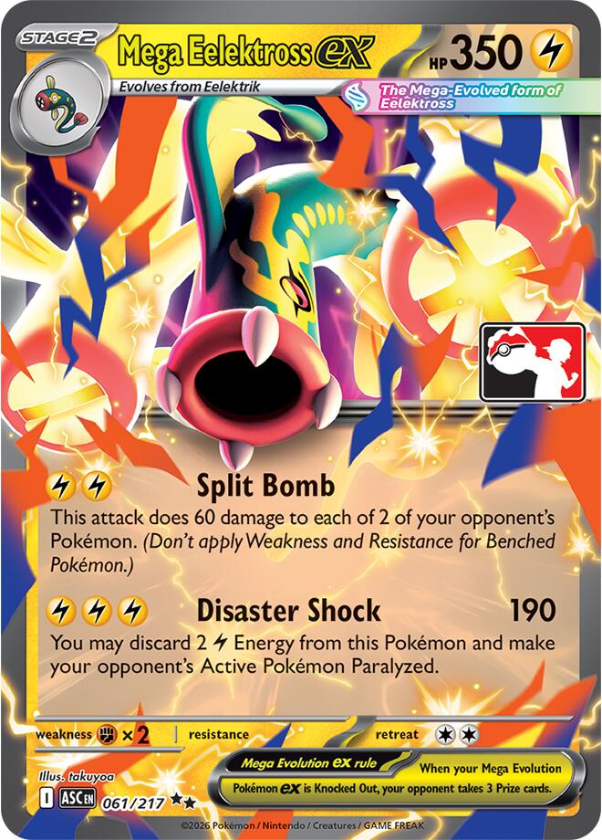 Mega Eelektross ex (061/217) [Prize Pack Series Nine] | Devastation Store