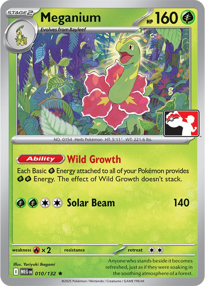 Meganium (010/132) [Prize Pack Series Nine] | Devastation Store