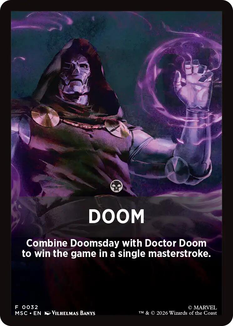 Doom Theme Card [Marvel Super Heroes Commander] | Devastation Store
