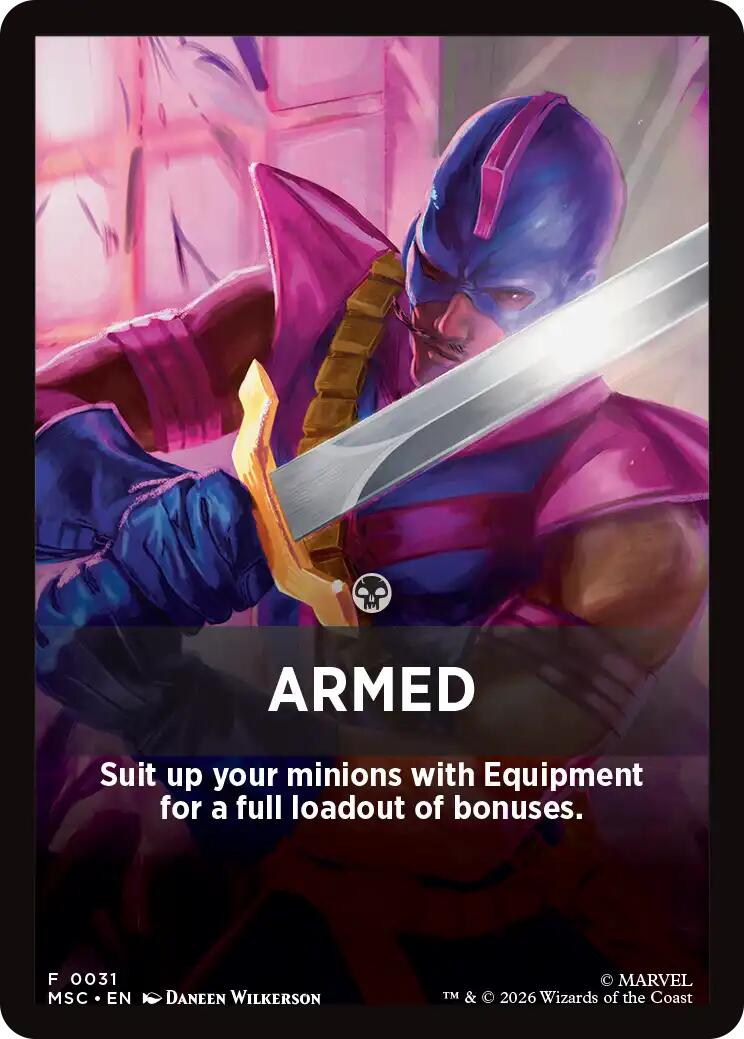 Armed Theme Card [Marvel Super Heroes Commander] | Devastation Store