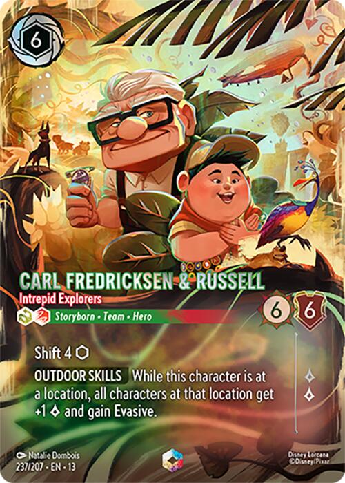 Carl Fredricksen & Russell - Intrepid Explorers (Enchanted) (237/204) [Attack of the Vine!] | Devastation Store