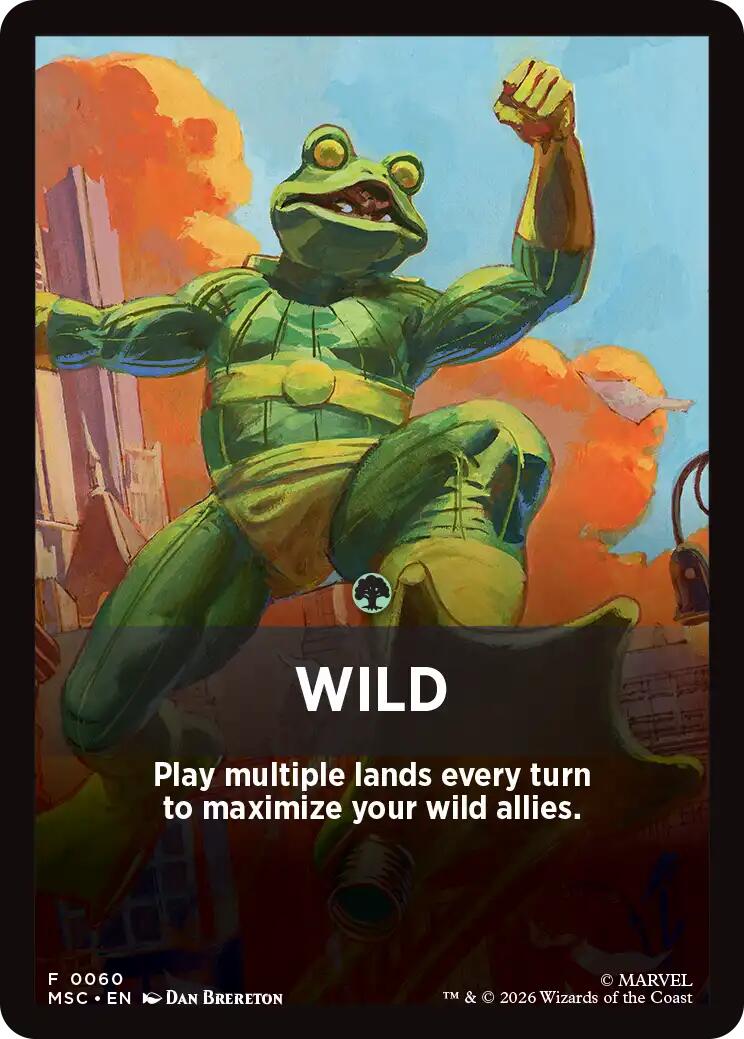 Wild Theme Card [Marvel Super Heroes Commander] | Devastation Store