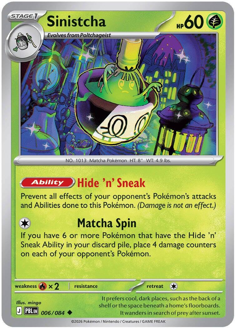 Sinistcha (006/084) [Mega Evolution: Pitch Black] | Devastation Store