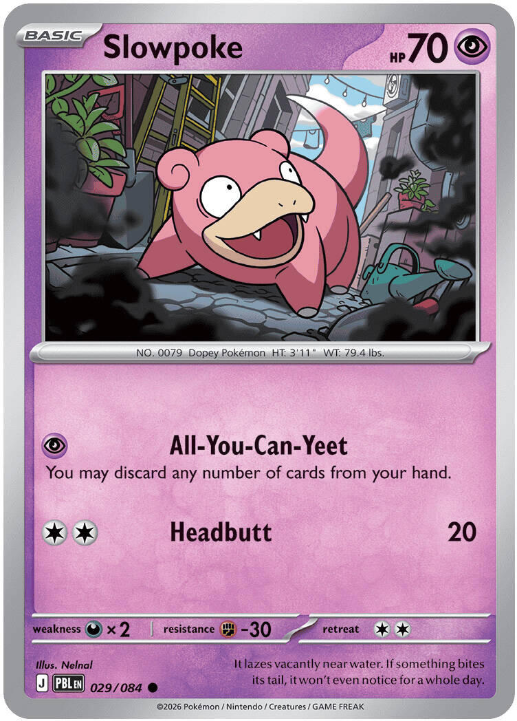 Slowpoke (029/084) [Mega Evolution: Pitch Black] | Devastation Store