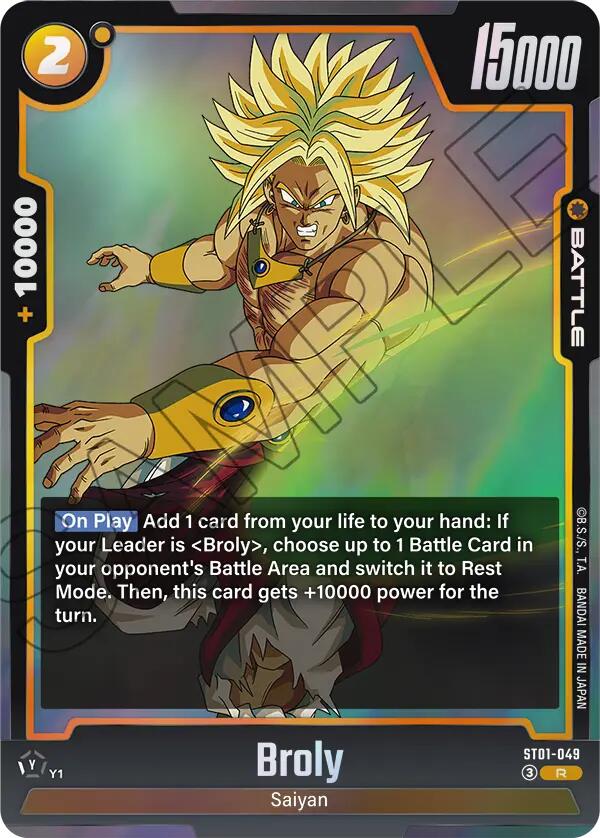 Broly (ST01-049) [Story Booster 01] | Devastation Store