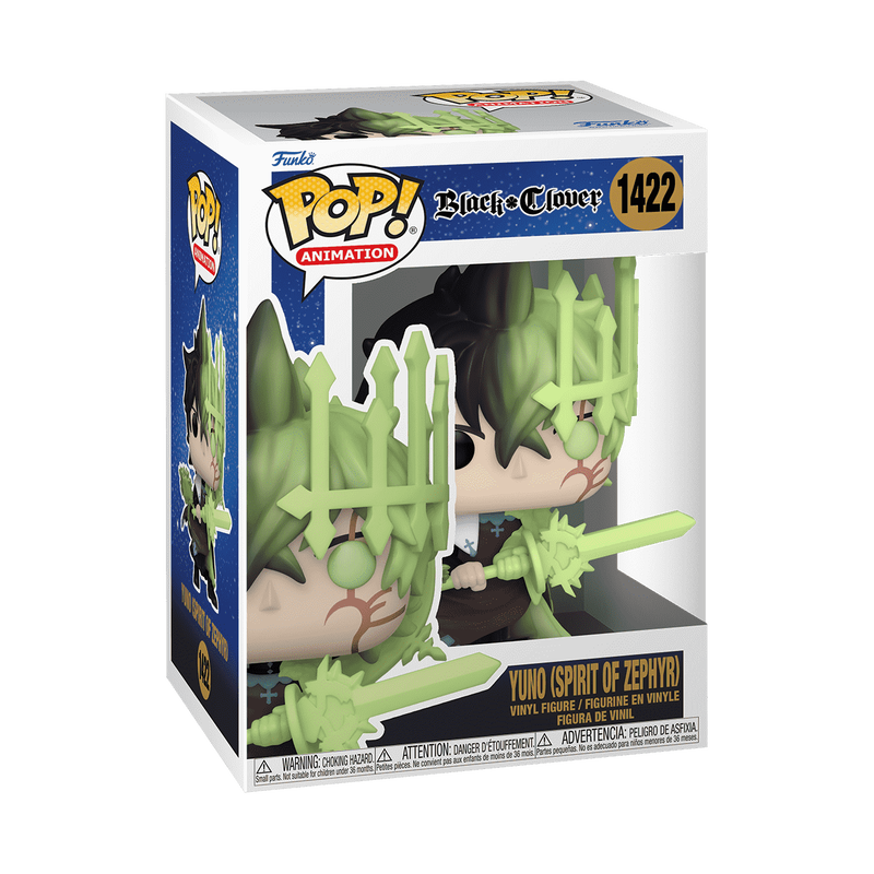 Funko Pop Black Clover Yuno Spirit Of Zephyr #1422 | Devastation Store