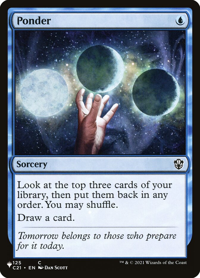 Ponder [Secret Lair: Heads I Win, Tails You Lose] | Devastation Store