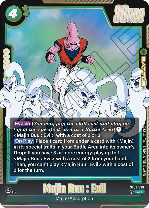 Majin Buu : Evil (ST01-036) [Story Booster 01] | Devastation Store