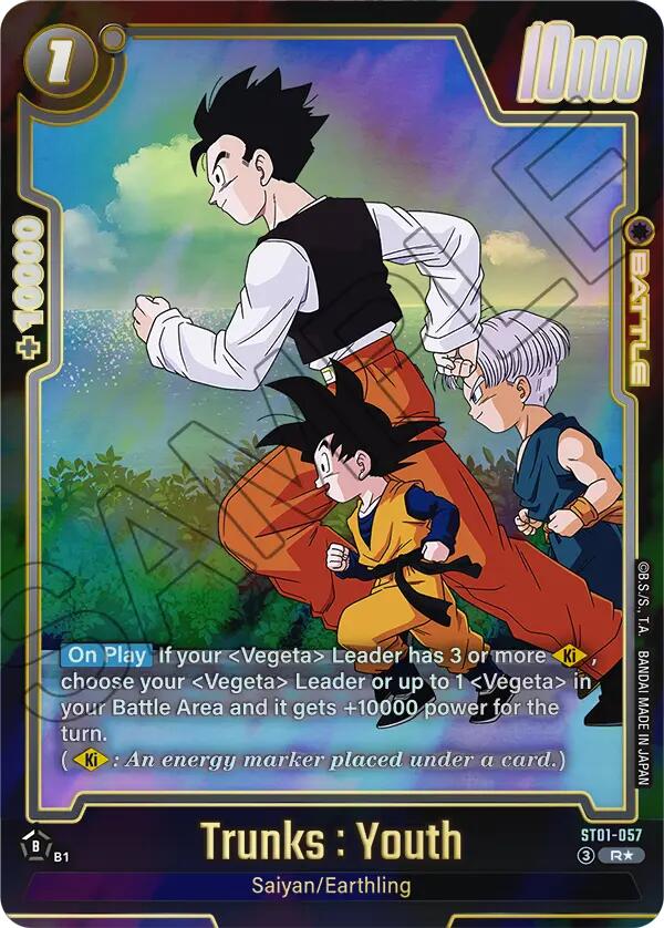 Trunks : Youth (ST01-057) (Alternate Art) [Story Booster 01] | Devastation Store